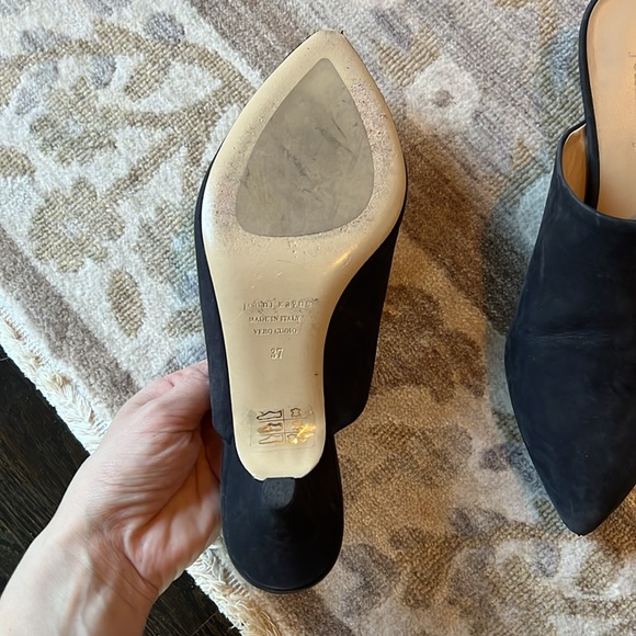 Jenni Kayne Oiled Leather Kitten Heel Mule - Picture 6 of 10